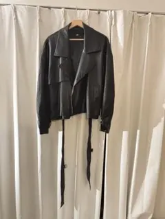 HARE ブラックレザージャケット Opium