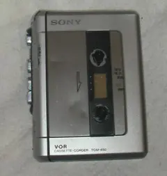 動作品：TCM-450 Sony ソニーカセットテープレコーダー、電池付のサムネイル