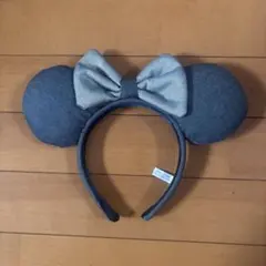 ディズニー ミニーカチューシャ デニム生地