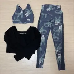 ALEXIA STAM ピラティス　ヨガ　ウェア　レギンス 3点　セットのサムネイル