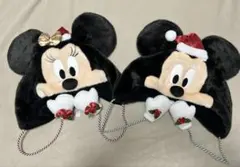 【ディズニー】クリスマス限定　ミッキー ミニー ファンキャップ