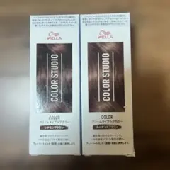 ウエラ カラースタジオ ヘアカラー ルーセントブラウン　＆シナモンブラウンのサムネイル