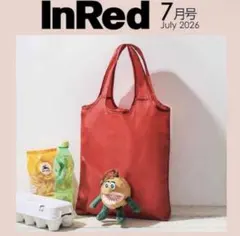 InRed7月号付録 ゼスプリ キウイブラザーズ レッドのぬいぐるみエコバッグのサムネイル