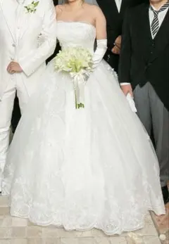 ココメロディ 9号 ウエディングドレス 袖付きドレス 結婚式 - メルカリ