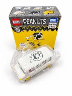 スヌーピー ドリームトミカ PEANUTS 75周年記念 バス ホワイト