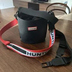 【値下げ中！】HUNTER ハンター バケットバッグ 2WAY ブラックのサムネイル