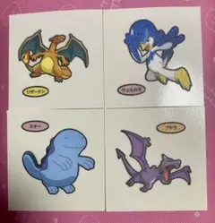 【最安値】ポケモンパン デコキャラシール 2025 ４枚セット