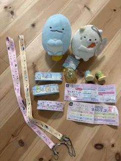 サンエックス ぬいぐるみ とかげ　ねこ　リストバンド　ネックストラップ　まとめ
