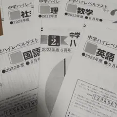 【値下げ】早稲田アカデミー　2023年度ハイレベルテスト　中2　1年分 値下げ】早稲田アカデミー 2023年度ハイレベルテスト 中2 1年分