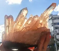 水晶クラスター 置物