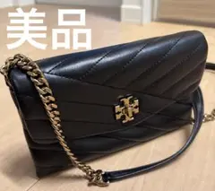 【美品】トリーバーチ TORY BURCH 長財布 チェーンウォレット ブラック