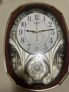 新品未使用　からくり 電波時計　掛け時計　リズム　スモールワールド　ノエルM RHYTHM（リズム） リズム 電波からくり時計 掛け時計 スモール