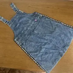 デニムブルー ジャンバースカート 100cm~