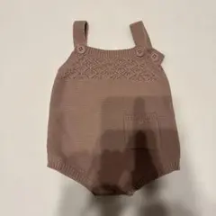 限定値下げ中　namaraku ニットロンパース 80 ピンク