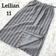 Leilian レリアン レーススカート 白 グレー 11号 L 0865-A Leilian レリアン レーススカート 白 グレー 11号 L 0865-A - メルカリ