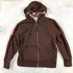 希少 XLARGE エクストララージ ジップパーカー カモフラ 迷彩 ブラウンのサムネイル