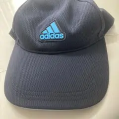 Adidas アディダス　新品スポーツキャップ キッズ　メッシュキャップネイビー