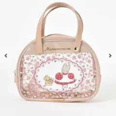 【新品未使用】サンリオキャラクターズ ボストンバッグ風ポーチ　マロンクリーム