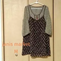 janis market♥ワンピース 花柄 シフォン レディースのサムネイル