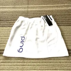 新品タグ付き　ピン　PING スウェットスカート　ゴルフウェア Lホワイト　春夏のサムネイル
