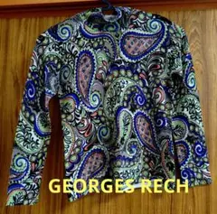 【ジョルジュレッシュ】ペイズリー柄 長袖トップス/サイズ36少し小さめ