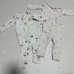 H&M ミッフィー柄小花柄　ロンパース 4点セットズボン 1-2ヶ月
