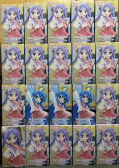 最新プライズフィギュア。らき☆すた 柊かがみ フィギュア 15個セット