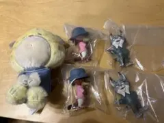 ズートピア　ぬいぐるみ　ならぶんですフィギュアセット