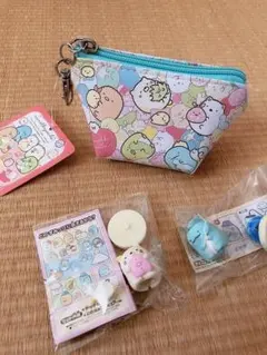 すみっコぐらし:チョコエッグ:ポーチ:セット