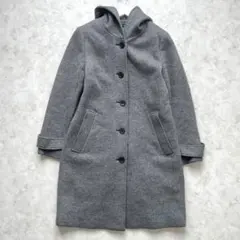 LAUTREAMONT ウールコート ライナー付き グレー 38