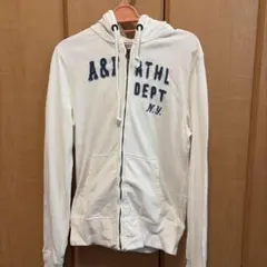 Abercrombie&Fitch アバクロ ホワイトパーカーのサムネイル