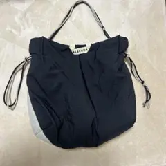 ALACUDA リバーシブルトートバッグ 黒/グレー