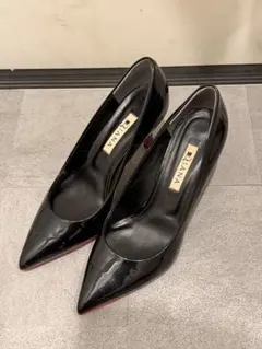 Diana ブラック ハイヒール ポインテッドトゥ 23cm