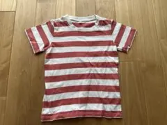 無印良品 キッズボーダーTシャツ 110サイズ