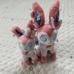 【9026】ポケモン　ニンフィア　ぬいぐるみ　2点まとめ売りのサムネイル