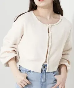 Chico ベージュ カーディガン アンサンブル レディース 春服