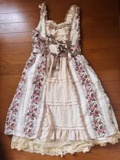 axes femme 花柄ノースリーブワンピース