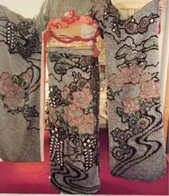 最終お値下げ　正絹 総絞り 振袖 帯 小物 フルセット 成人式