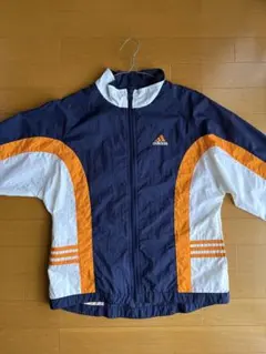 90s adidas アディダス ナイロンジャケット 刺繍ロゴ