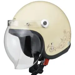 バイクヘルメット シード工業 ストリートアリス QP-2 アイボリーのサムネイル