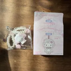 サンリオ ホワイトフリルデザインシリーズ シークレットストラップ　こぎみゅん