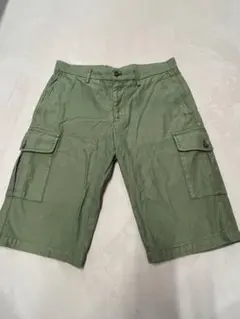 MICHELKLEIN カーゴショートパンツ オリーブグリーンのサムネイル