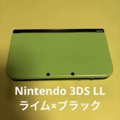 NEW ニンテンドー 3DS LL ライム×ブラック