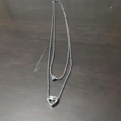シルバー ハート型ペンダント ネックレス