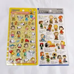 スヌーピー　ボンボンドロップ シール　大人の図鑑シール　PEANUTS