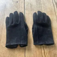 LAMP GLOVES MID- BLACK SUEDE