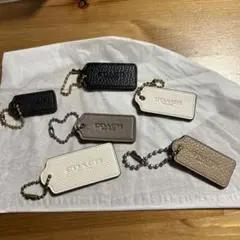 COACH レザー チャーム