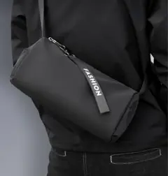 残り1点⚠️ZARAジャンル 海外ブランド メンズお洒落ショルダーバッグ 黒