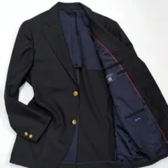 【未使用級】J.PRESS　紺ブレザー　ペピンメリノ 金ボタン　A5