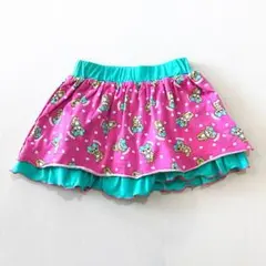 アースマジック マフィー柄リバーシブルスカート 80-90cm